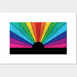 Rainbow Rays Posters and Art